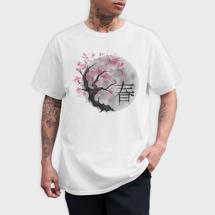 Japanese Spring, Tricou Barbati (Unisex)
