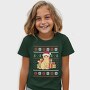 Cat With Gifts Ugly Sweater, Tricou Copii