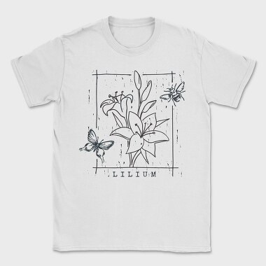 Lily Flowers Lilium Tote, Tricou Barbati (Unisex)