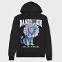 Lion Animal With Sunflower Head Flower, Hanorac Oversize Barbati (Unisex)
