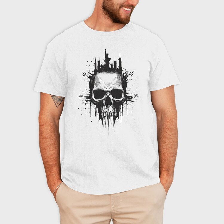 Skullny, Tricou Barbati (Unisex)