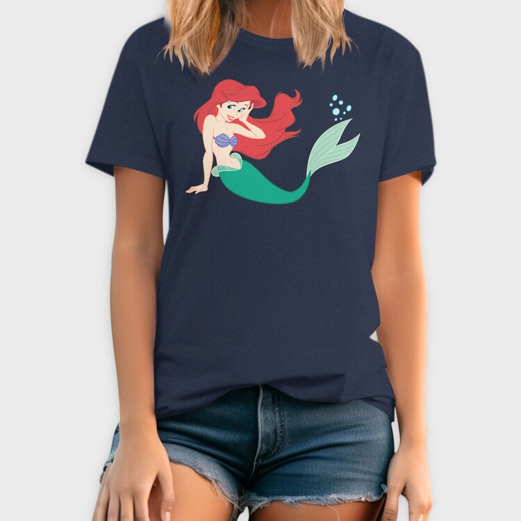 Cartoon Retro La Sirenta 2, Tricou Barbati (Unisex)