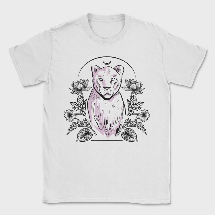 Lioness And Nature Tote, Tricou Barbati (Unisex)