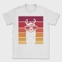 Llama Animal Retro Sunset, Tricou Barbati (Unisex)