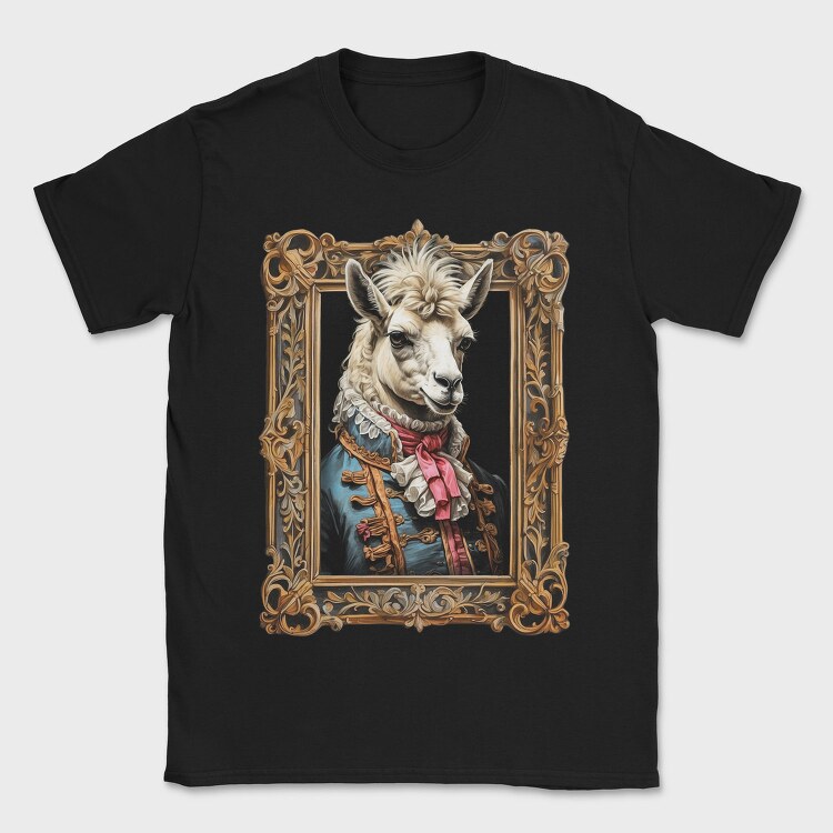 Llama Mozart, Tricou Barbati (Unisex)