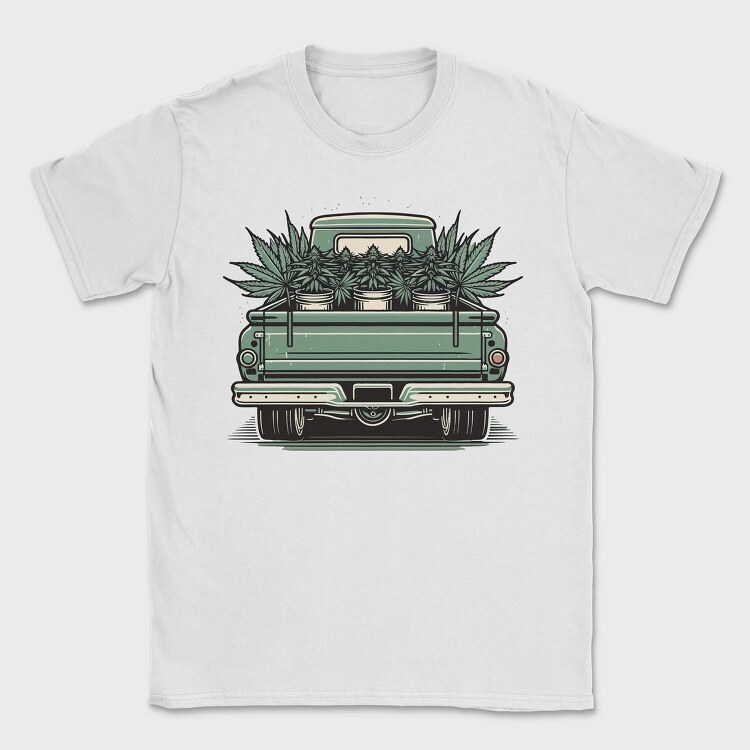 Loaded Truck With Weed Plants, Tricou Barbati (Unisex)
