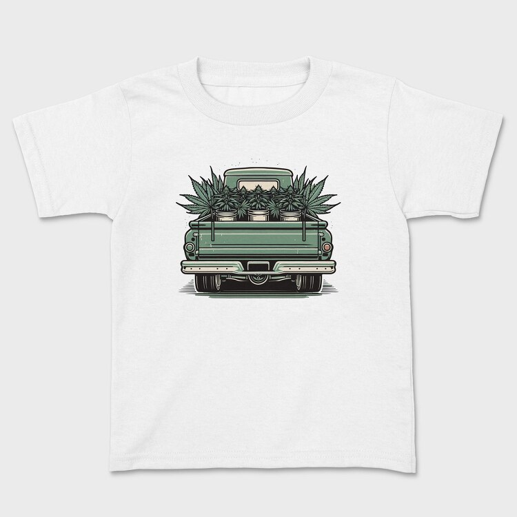Loaded Truck With Weed Plants, Tricou Copii