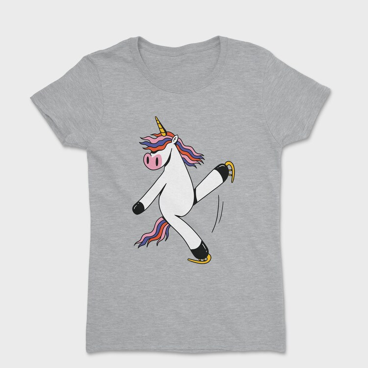Unicorn Ice Skating, Tricou Femei