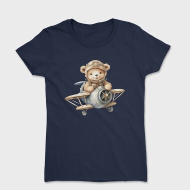 Airplane Teddy Captain, Tricou Femei
