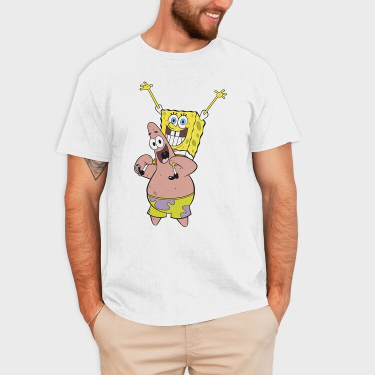 SpongeBob 15, Tricou Barbati (Unisex)
