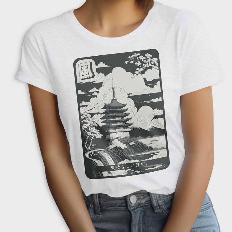 Japanese Temple, Tricou Femei