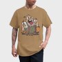 Cartoon Coffee Pumpkin, Tricou Barbati (Unisex)