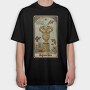 Aquarius Fish Vase, Tricou Oversize Barbati (Unisex)
