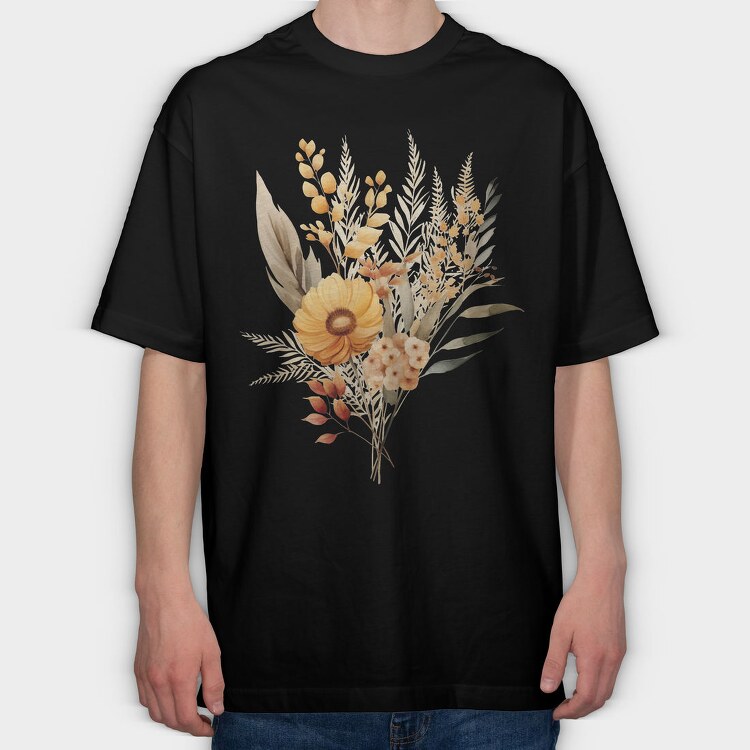 Autumn Fall Finesse, Tricou Oversize Barbati (Unisex)