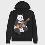 Guitar Panda, Hanorac Oversize Barbati (Unisex)