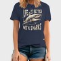 Life Is Better With Sharks, Tricou Barbati (Unisex)