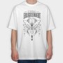 Lotus Flower Eternal Enlightenment Quote, Tricou Oversize Barbati (Unisex)
