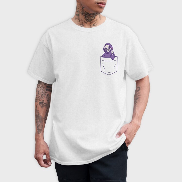Grim Reaper Pocket Love, Tricou Barbati (Unisex)