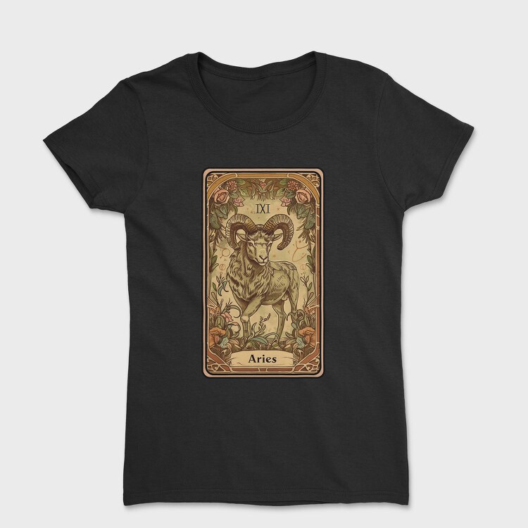 Aries Rams Head, Tricou Femei