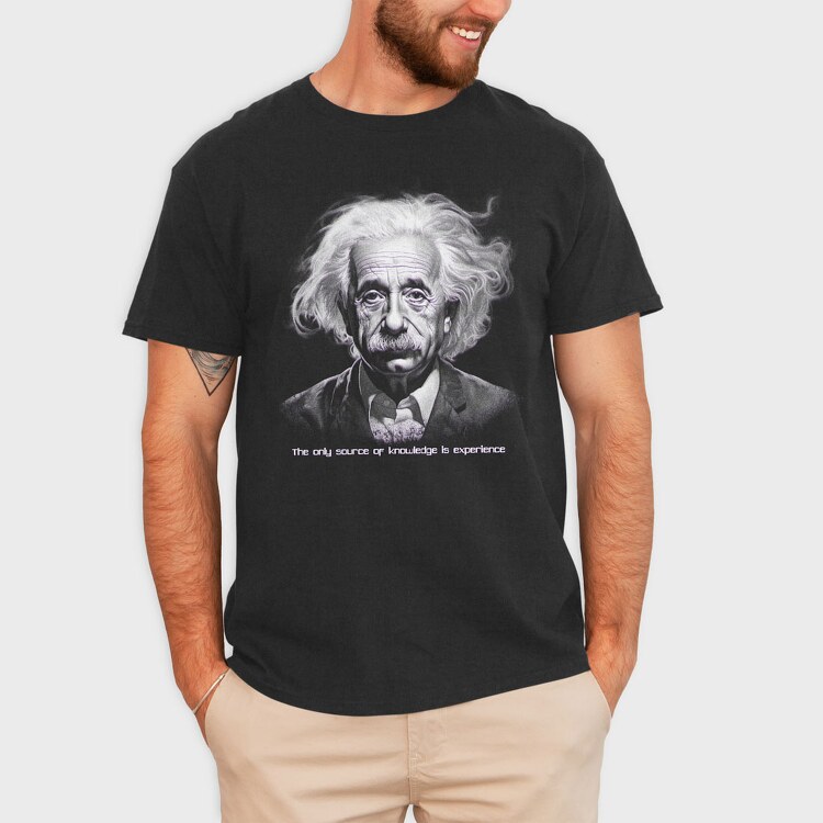 Einstein Phrase, Tricou Barbati (Unisex)