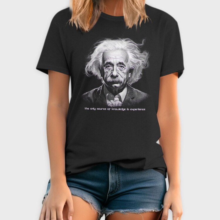 Einstein Phrase, Tricou Barbati (Unisex)