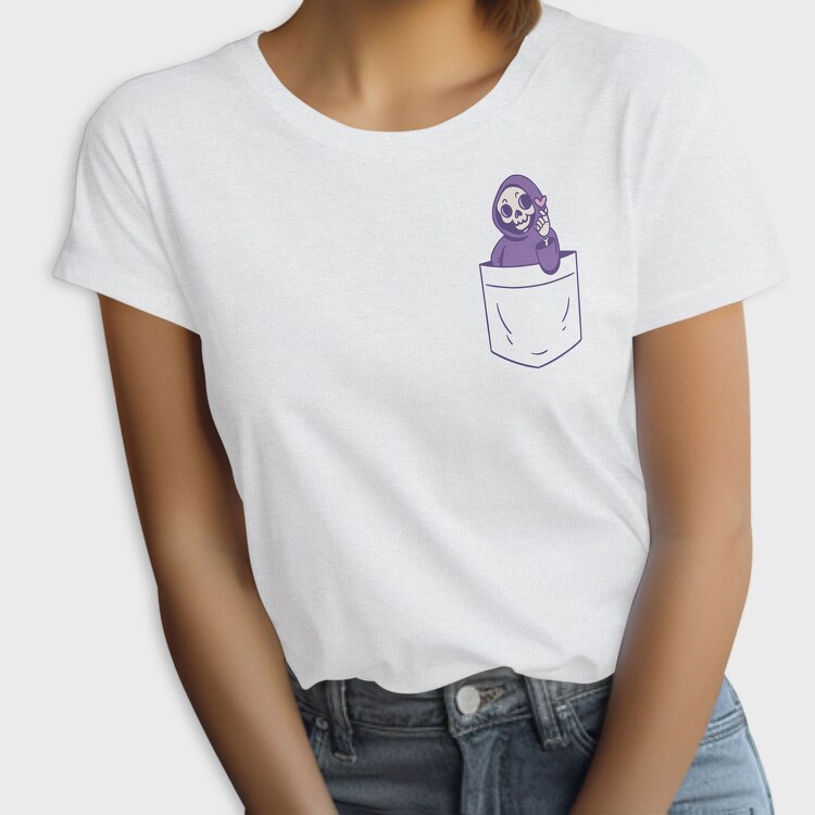 Grim Reaper Pocket Love, Tricou Femei