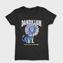 Lion Animal With Sunflower Head Flower, Tricou Femei