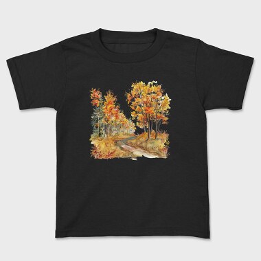 Autumn Forest Stream, Tricou Copii