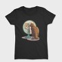 Cat Tiger Reflection Kitty Mirror, Tricou Femei