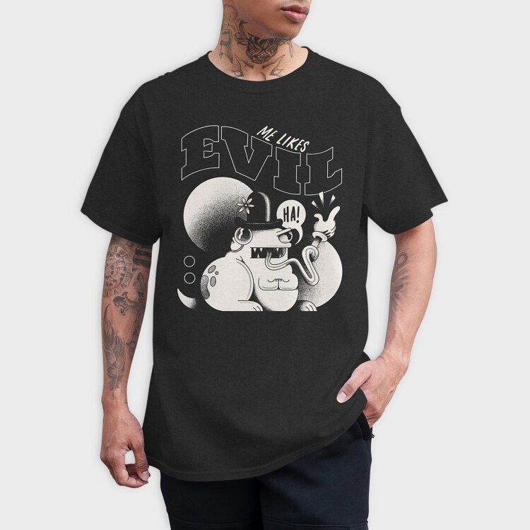 Retro Villains 01, Tricou Barbati (Unisex)