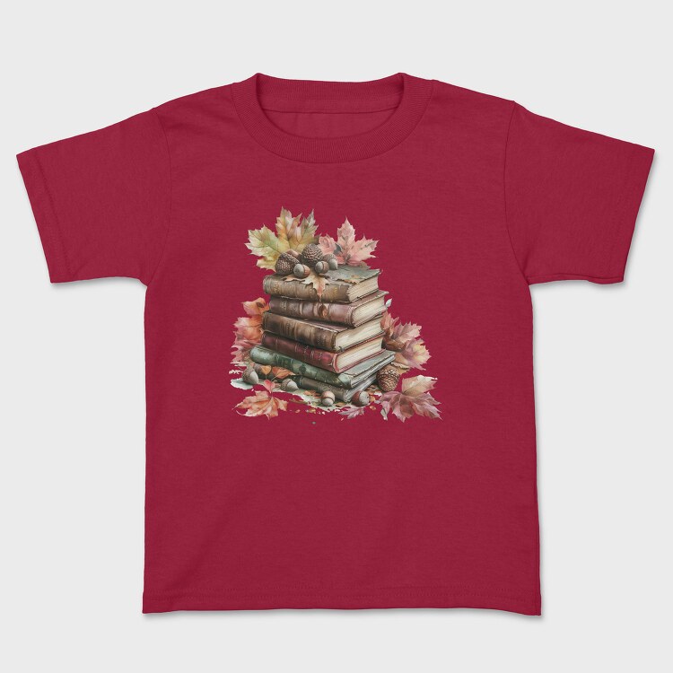 Autumn Books Stack, Tricou Copii