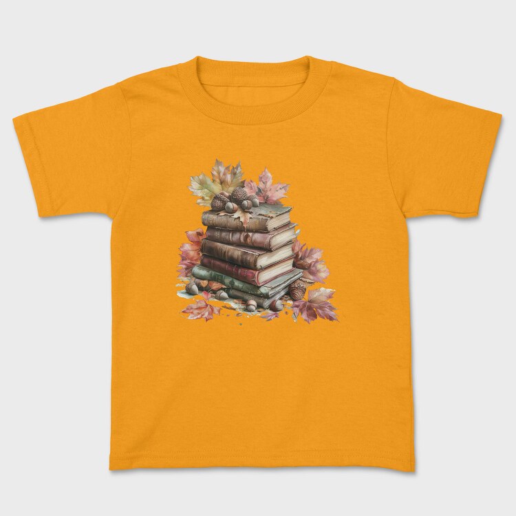Autumn Books Stack, Tricou Copii
