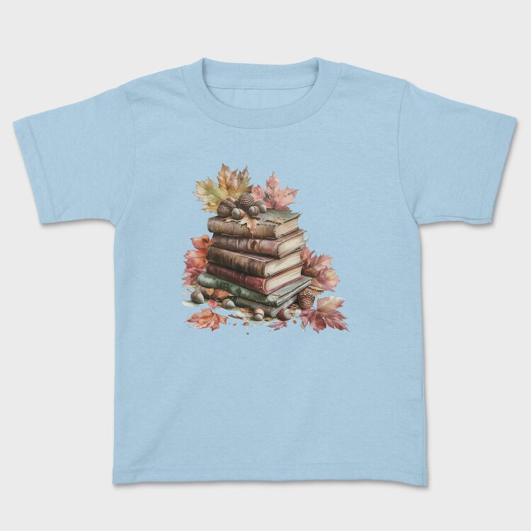 Autumn Books Stack, Tricou Copii