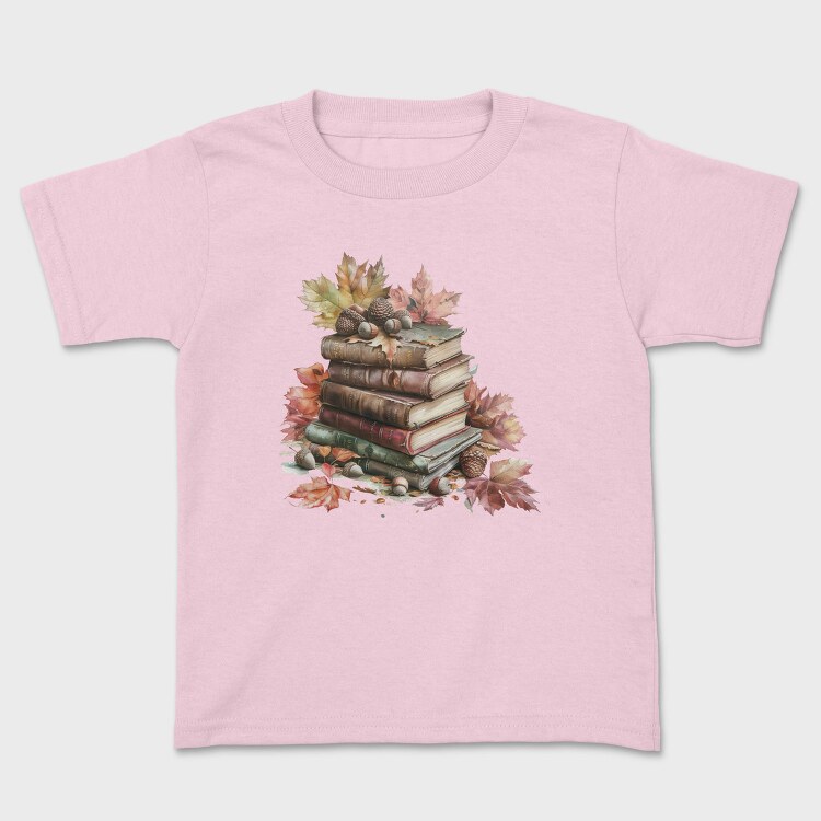 Autumn Books Stack, Tricou Copii