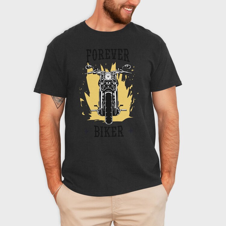 Forever Biker, Tricou Barbati (Unisex)