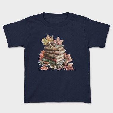 Autumn Books Stack, Tricou Copii