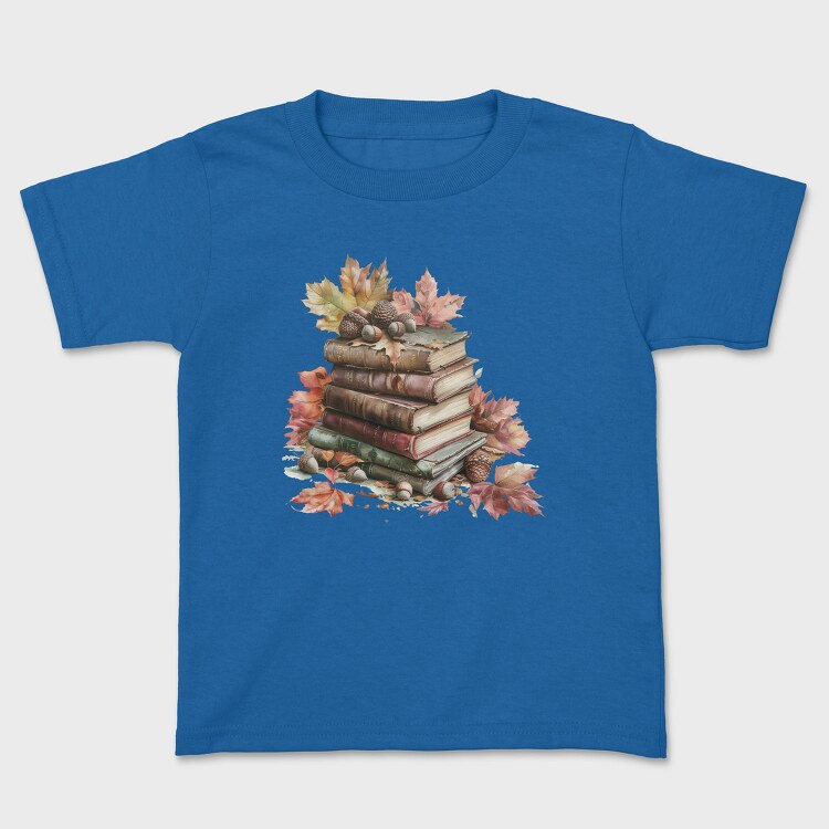 Autumn Books Stack, Tricou Copii