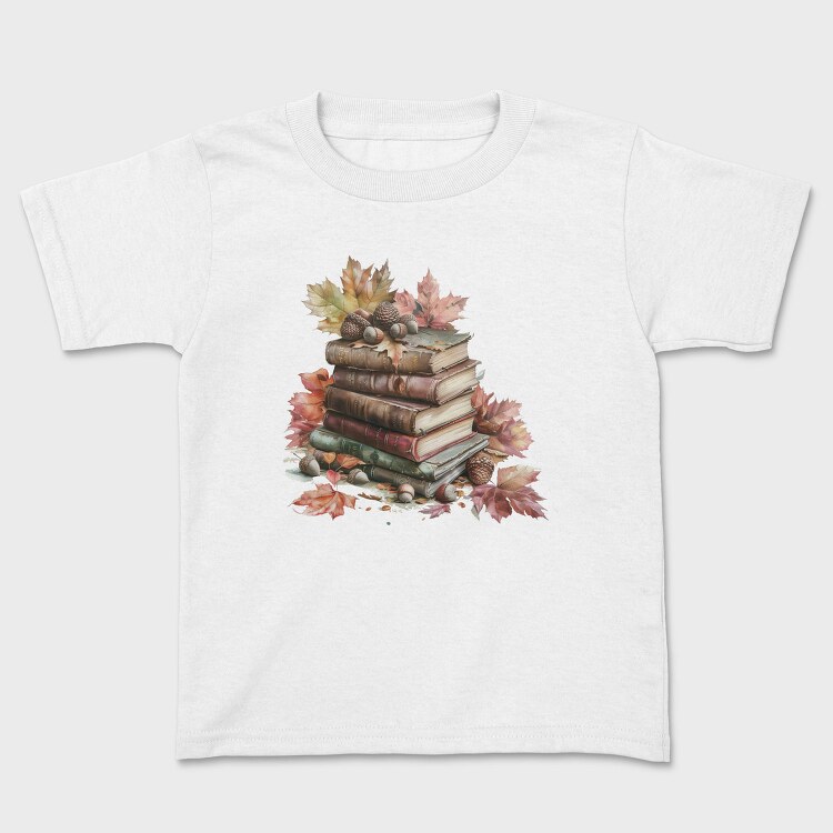 Autumn Books Stack, Tricou Copii