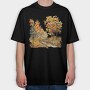 Autumn Forest Stream, Tricou Oversize Barbati (Unisex)