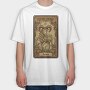 Aries Rams Head, Tricou Oversize Barbati (Unisex)