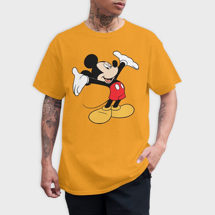 Cartoon Retro Mickey Mouse 6, Tricou Barbati (Unisex)