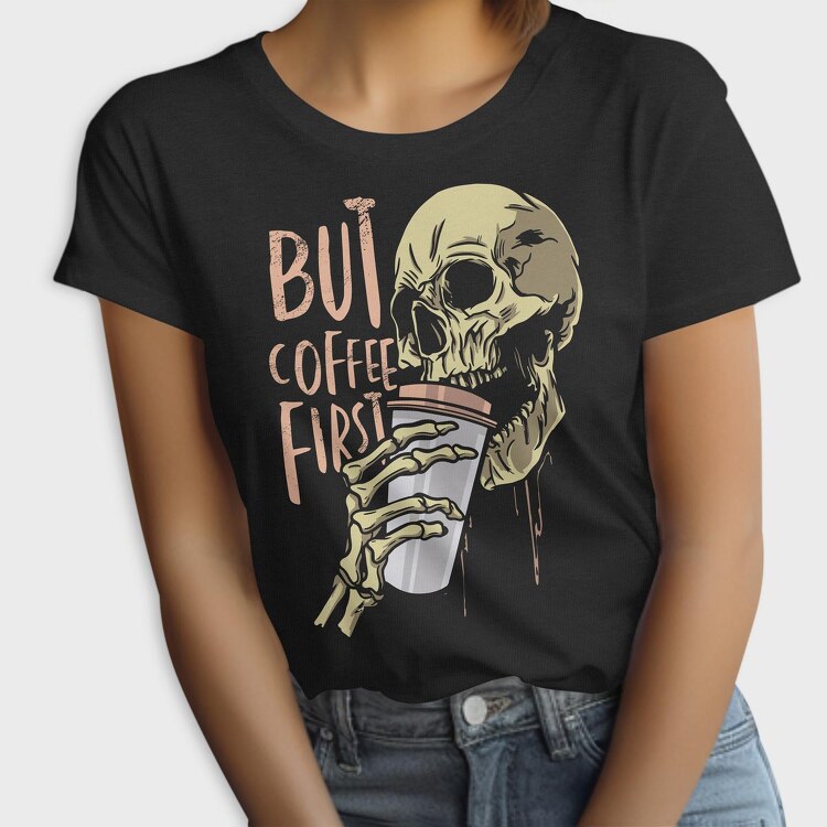 Coffe Skull, Tricou Femei