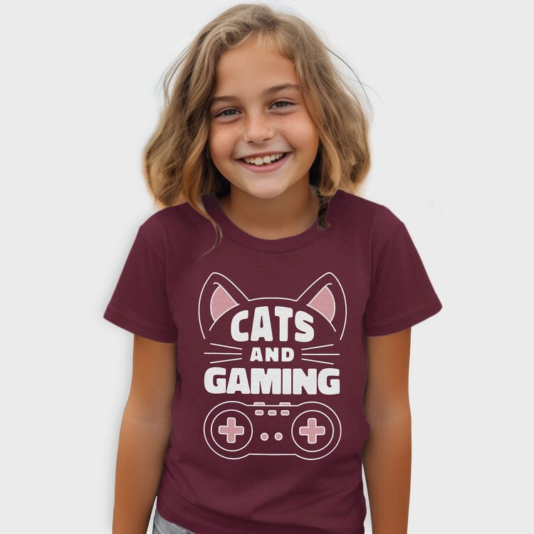 Cats and Gaming, Tricou Copii