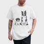 Border Collie Puppy Dog, Tricou Barbati (Unisex)