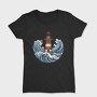 Lighthouse And Waves Sea, Tricou Femei