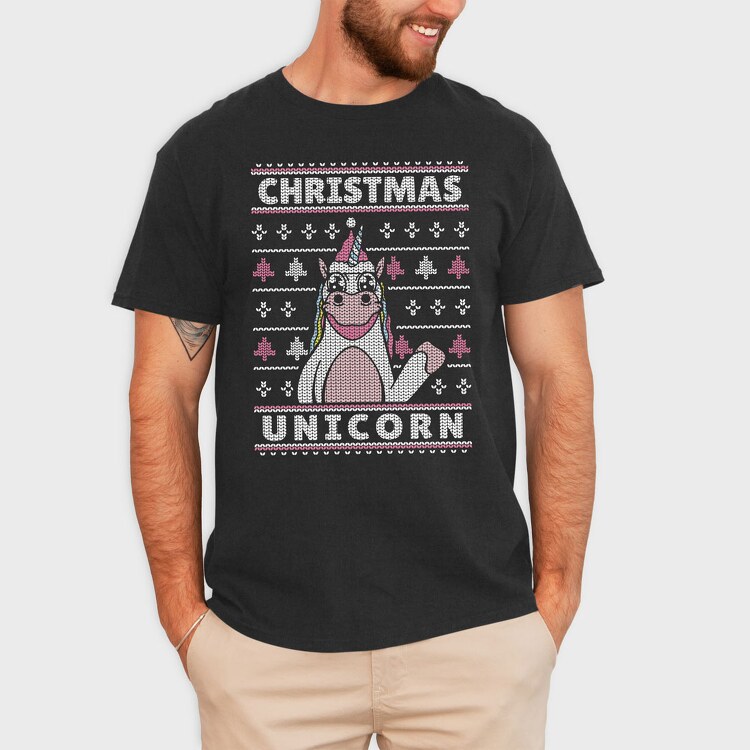 Uglysweatter Unicorn, Tricou Barbati (Unisex)