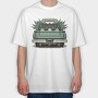Loaded Truck With Weed Plants, Tricou Oversize Barbati (Unisex)