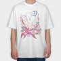 Little Fairy With Flowers Fairycore 03, Tricou Oversize Barbati (Unisex)