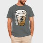 Coffee Charging, Tricou Barbati (Unisex)