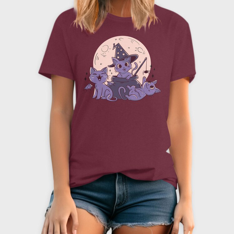 Cats Halloween Composition, Tricou Barbati (Unisex)